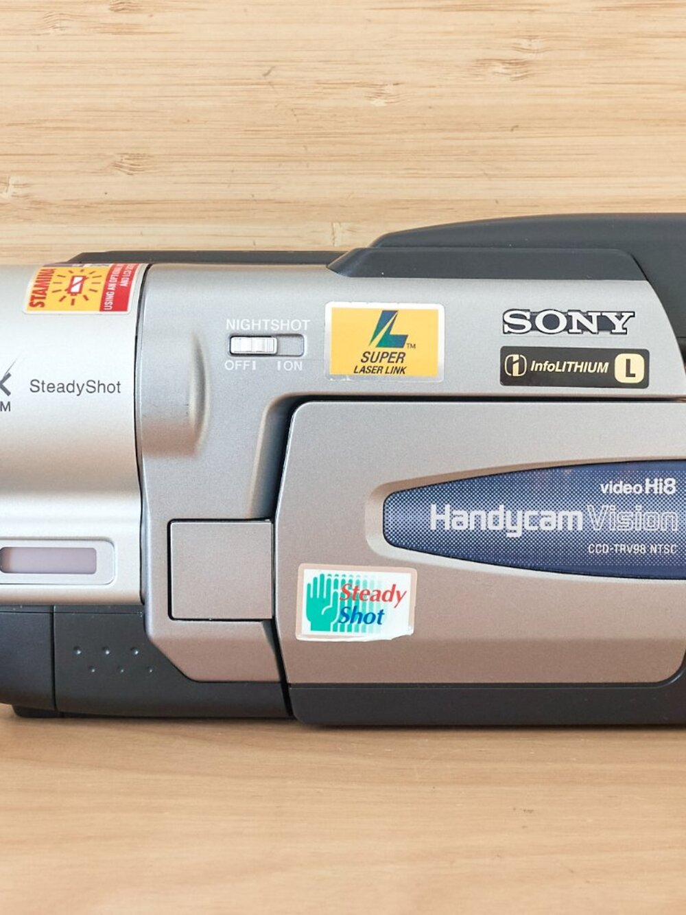 Sony Handycam Vision CCD-TRV98 Hi8 Video8 Camcorder Tested Made in Japan - Picture 4 of 10
